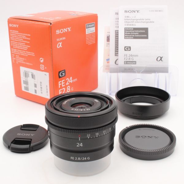 【新品同様】 SONY ソニー FE 24mm f2.8 G SEL24F28G sony 元箱 付属品 付き 72010拍卖