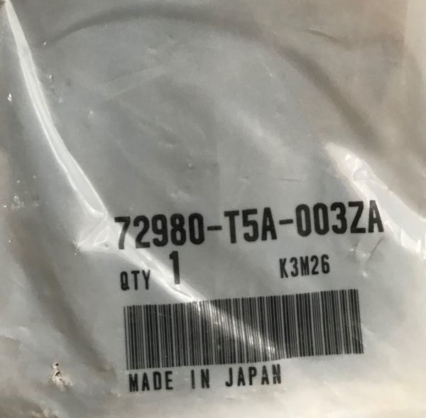 ホンダ 純正 GK5 フィット RS 【左 リア ドア クォーター ガーニッシュ 】L 新品 未使用拍卖