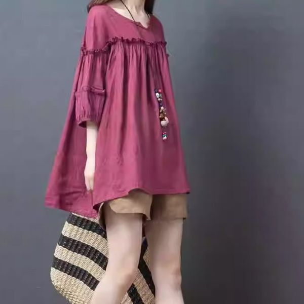 ★★★レディース トップス ブラウス フリル パフスリーブ フェミニン EX55拍卖