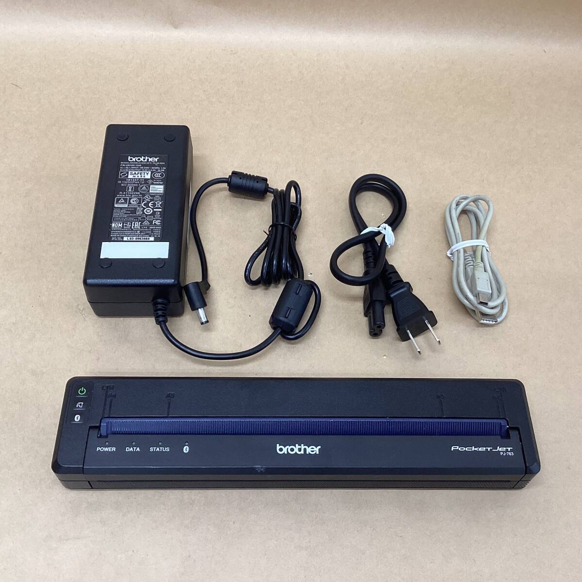 【250514B002-2】※1台ごとの価格 【入荷22台】BROTHER モバイルプリンター Pocket Jet PJ-763 WIN11,MAC OS BIG SUR11.4,AND10動作確認済.拍卖