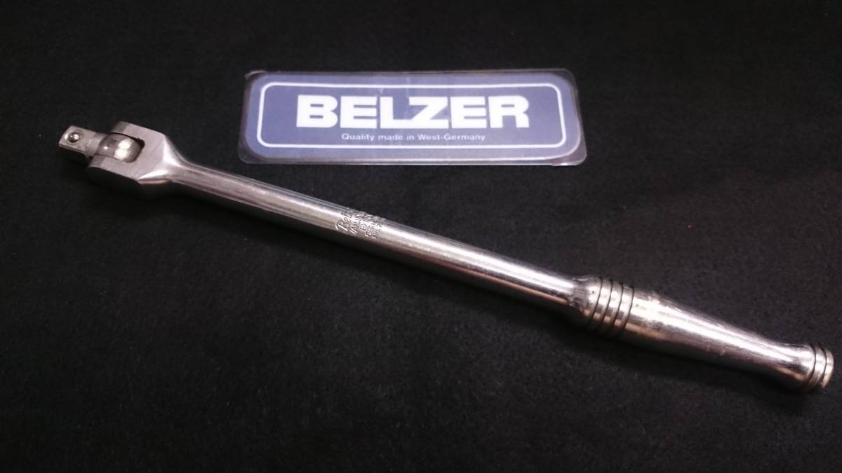 @ 絶品 BELZER ベルツァー ブレーカーバー スピンナーハンドル 9.5mm 5/8sq 当時物 GERMANY拍卖