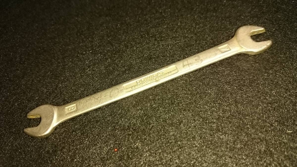 @ 絶品 DOWIDAT ドヴィーダット No6 スパナ 7-6mm GERMANY 当時物 ドイツ製拍卖