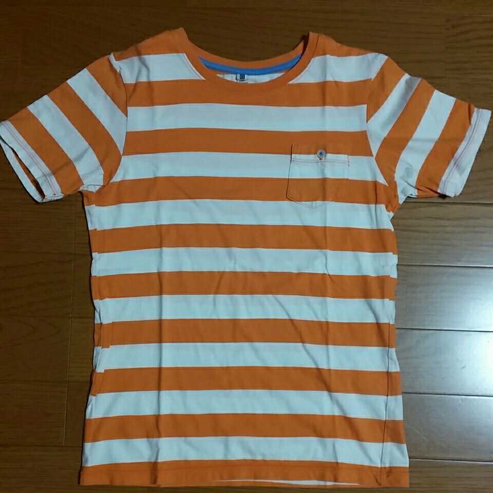 ボーダーTシャツ 半袖Tシャツ UNIQLO KIDS ユニクロ拍卖