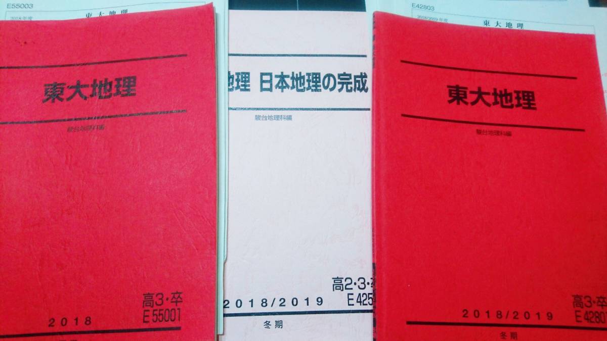 駿台 東大地理 夏期・冬期 頻出!地理日本地理の完成 解答・テスト 阿部 東進 Z会 ベネッセ SEG 共通テスト 駿台 河合塾 鉄緑会拍卖