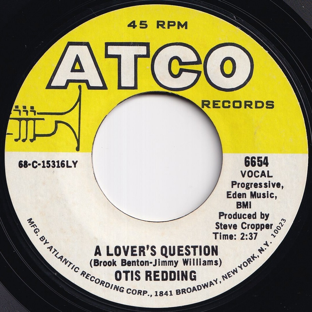 Otis Redding A Lover's Question / You Made A Man Out Of Me ATCO US 45-6654 211131 SOUL ソウル レコード 7インチ 45拍卖