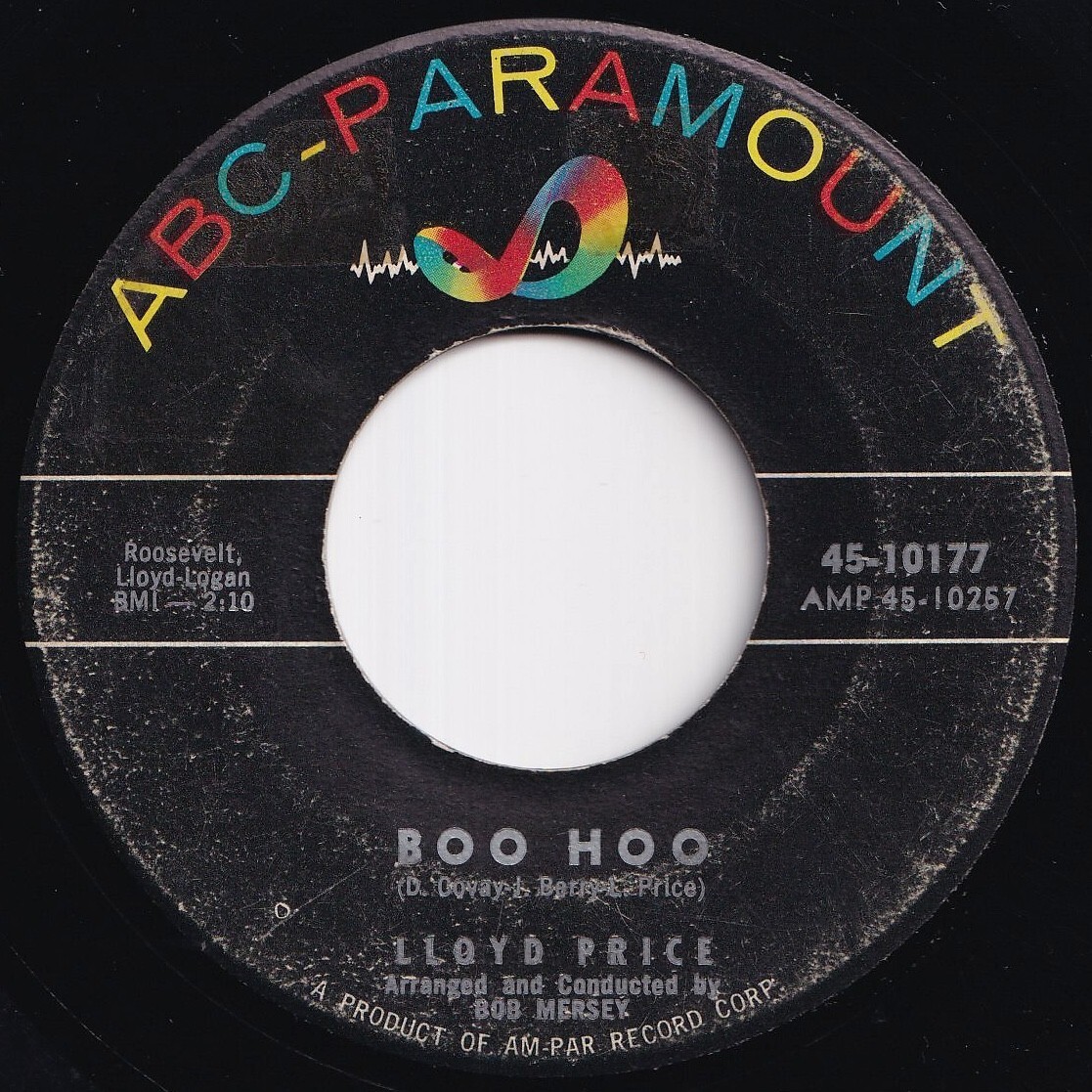 Lloyd Price Boo Hoo / I Made You Cry ABC-Paramount US 45-10177 211099 R&B R&R レコード 7インチ 45拍卖