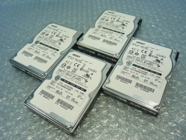 1RQK // 4個セット HGST HUC109090CSS600 900GB 2.5インチ SAS HDD 6Gb 10K(10000)rpm 15mm // Supermicro CSE-417(X9DRH-iTF) 取外//在庫9拍卖
