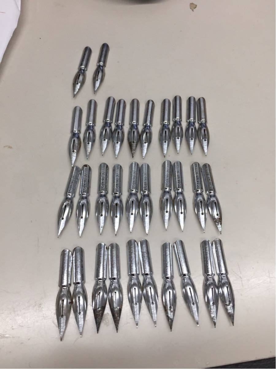 N2831 万年筆つけペン先 TACHIKAWA 細字 32個拍卖