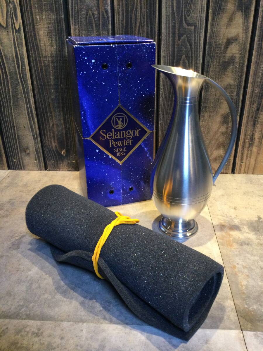 未使用・美品 Selangor Pewter セランゴールピューター 錫製水差し SINCE 1885 箱付き 保管品拍卖