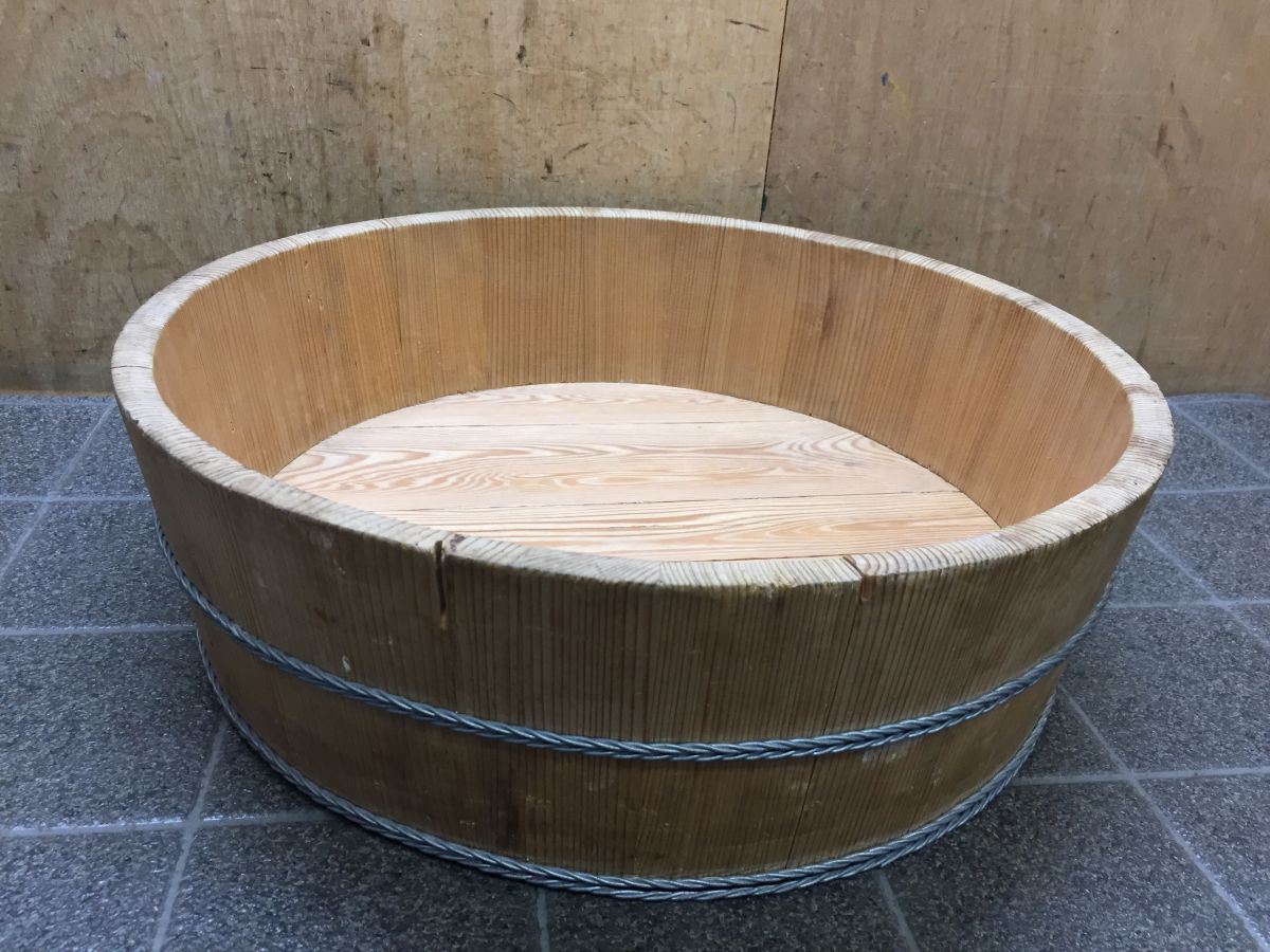 DD3084 木製 桶 寿司桶 ちらし寿司 酢飯 パーティー 手巻き寿司 料亭 調理器具/140拍卖