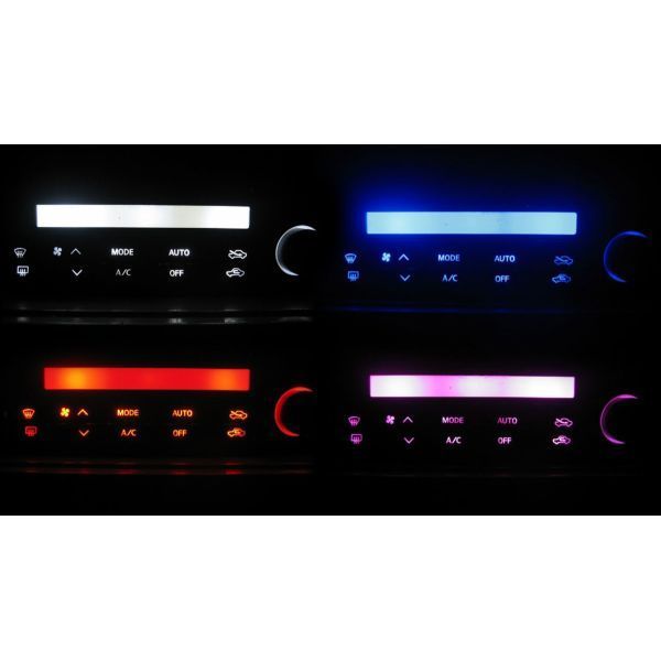 スカイライン R34 中期/後期 LEDエアコン照明セット! レッド拍卖