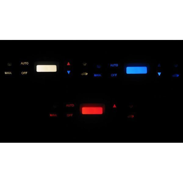 ステップワゴン RF3/RF4 前期 LEDエアコン照明セット! レッド デジタルエアコン用拍卖