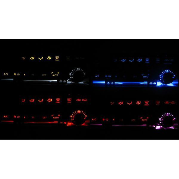 JZX90/GX90 LEDエアコン照明セット! レッド拍卖