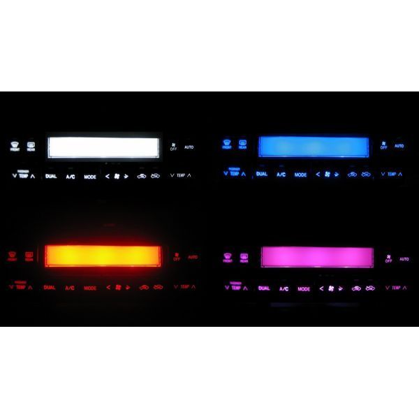 ランドクルーザープラド RZJ.KDJ.TRJ.VZJ.GRJ120系 LEDエアコン照明セット! レッド拍卖