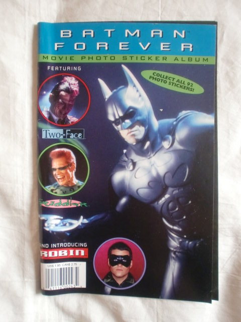 BATMAN FOREVER MOVIE PHOTO STICKER ALBUM 《送料無料》 バットマン拍卖