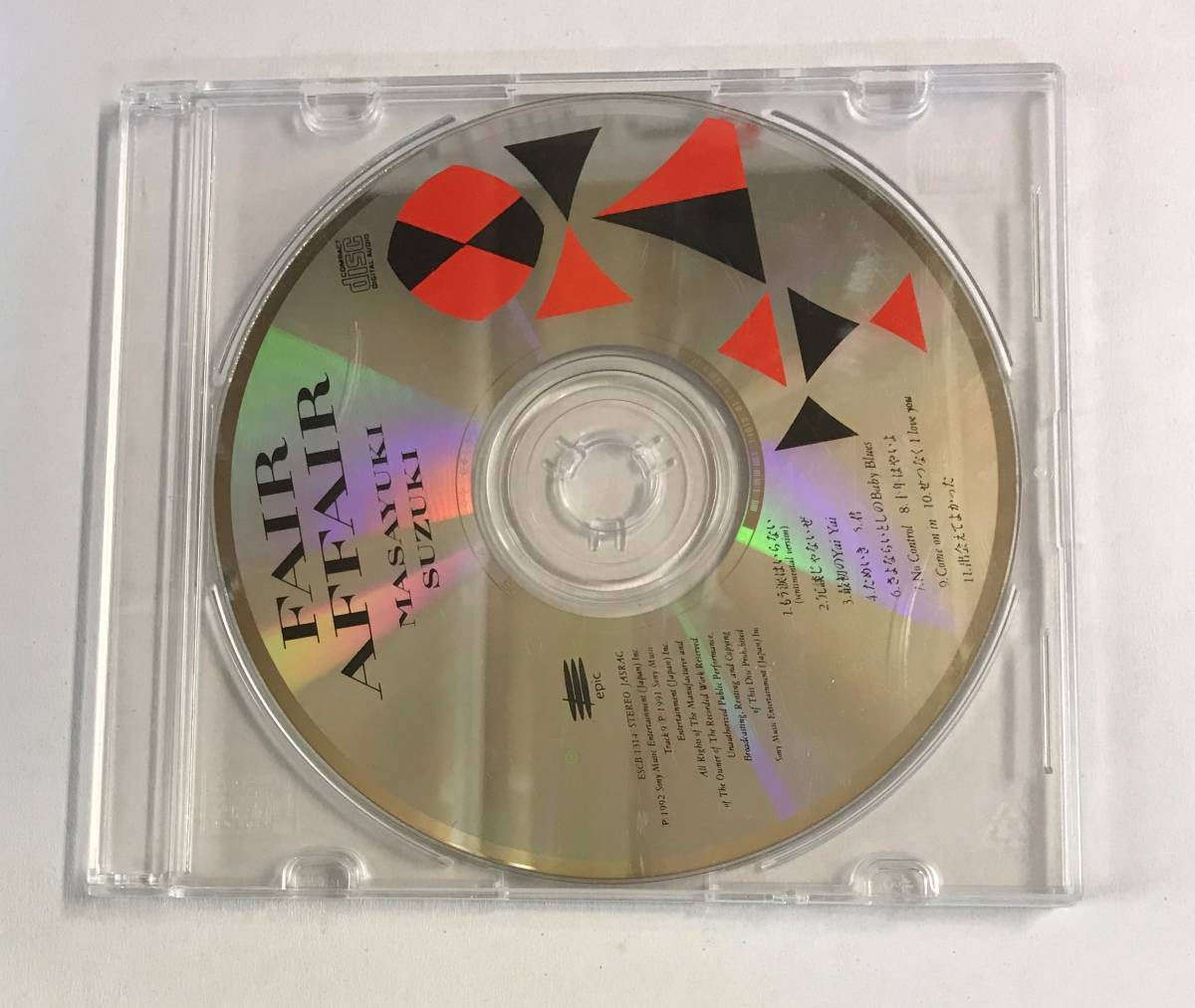 【CD】鈴木雅之 FAIR AFFAIR【ディスクのみ】【レンタル落ち】@CD-01拍卖