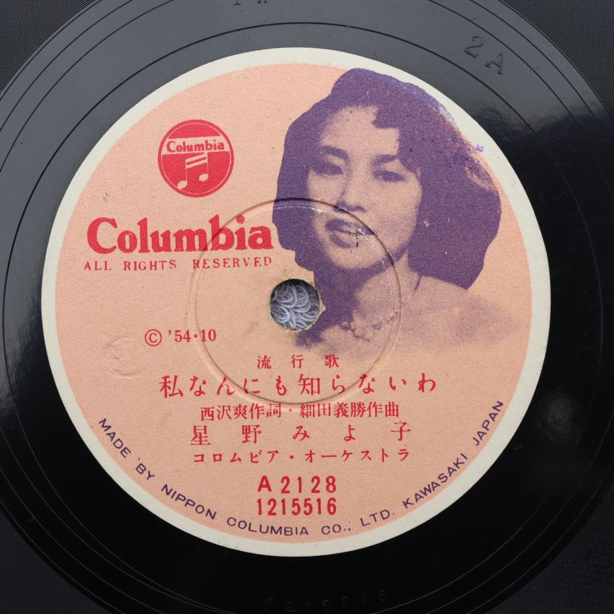 S181/SP盤/星野みよ子/私なんにも知らないわ/私は貴男のものなのに/A2128拍卖