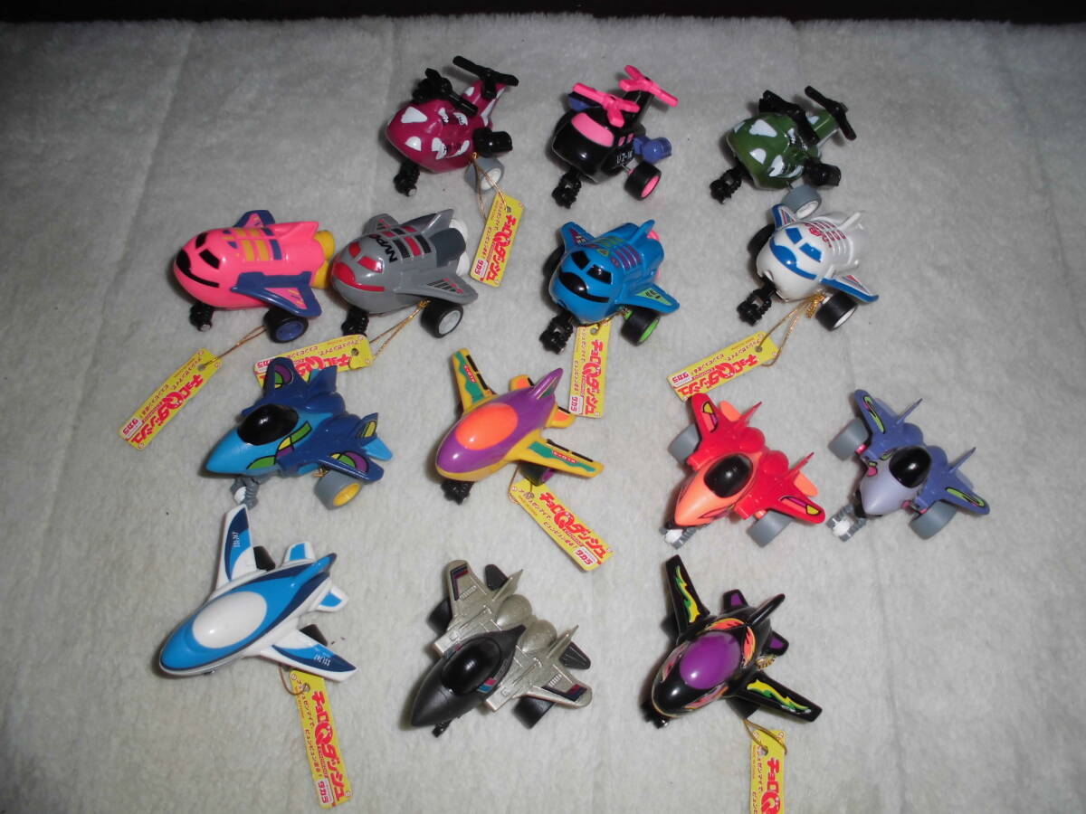 あえ277 タカラ チョロQダッシュ 飛行機 戦闘機 ヘリコプター シャトル プッシュゼンマイ 詳細不明拍卖