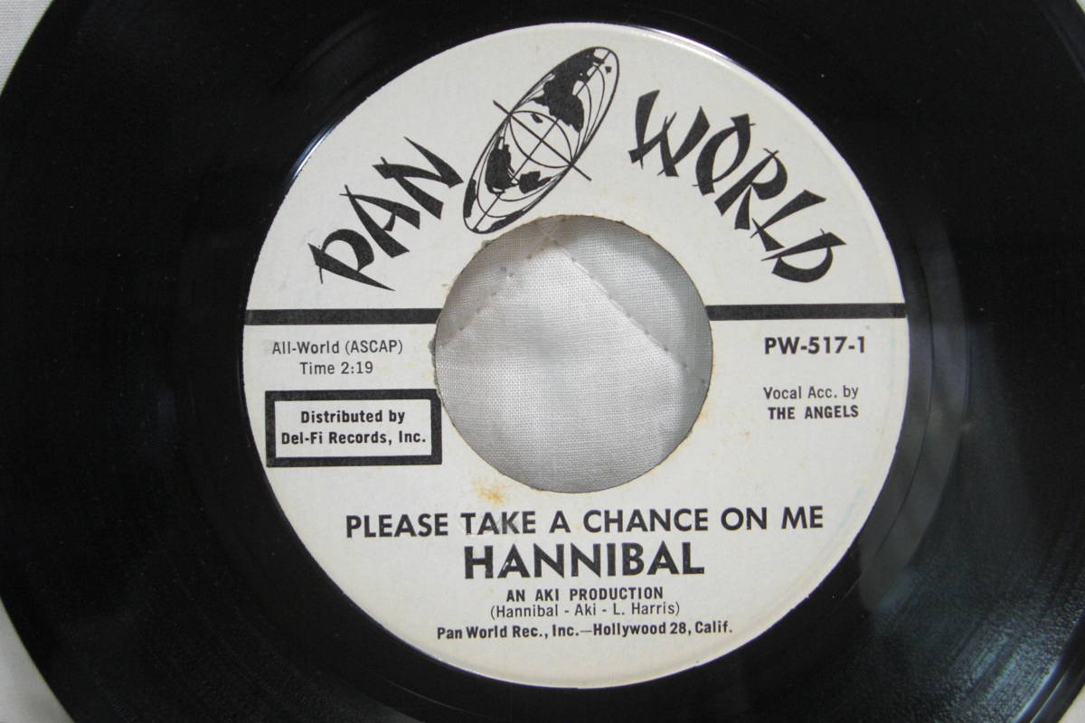 USシングル盤45’ Hannibal : Please Take A Chance On Me/ Love Is Funny ( Pan World PW-517 ) E拍卖