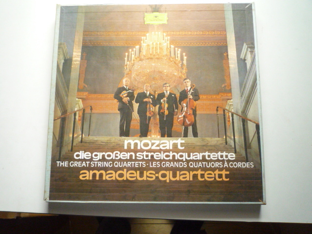B85-01 独DGG盤5LP モーツァルト/弦楽四重奏曲14-23番 アマデウス四重奏団拍卖
