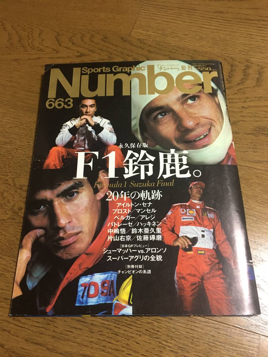 送料込み 2006年 Number F1鈴鹿特集拍卖