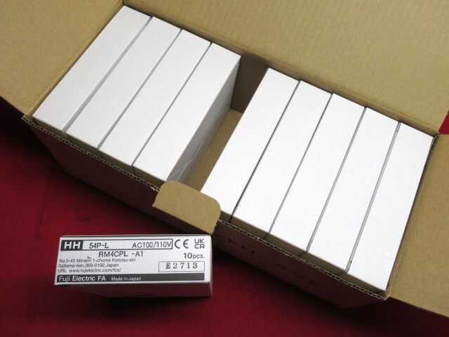 新品 未使用 FUJI Electric FA 富士電機 HH54P-L RM4CPL-A1 ミニコントロールリレー AC100V/110V 100pcs 管理7KX0523R-A15拍卖