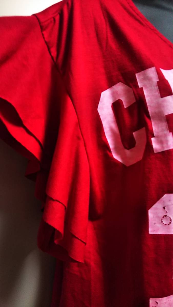 ☆pumpkinフレアースリーブカットソー☆新品タグ付き自宅保管拍卖