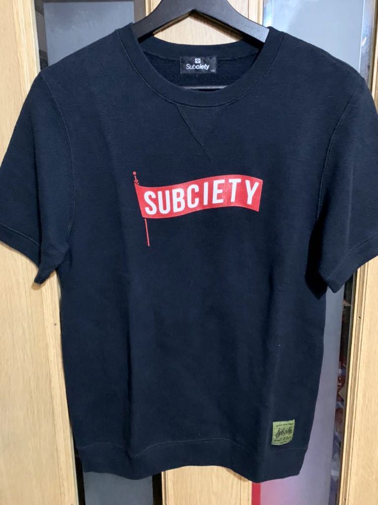 Subciety サブサエティ 半袖 スエット トレーナー ボックスロゴ拍卖