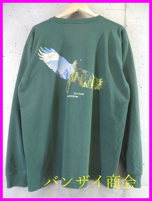 4150s2◆吸汗速乾◆TARAS BOULBA タラスブルバ 両面プリント 長袖Tシャツ XL/ロンT/カットソー/アウトドアジャケット/マウンテンパーカー拍卖