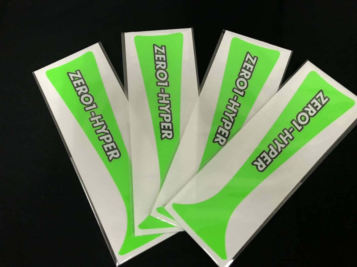 18インチ 蛍光グリーン CST ZERO1HYPER スポークステッカー 4枚セット拍卖