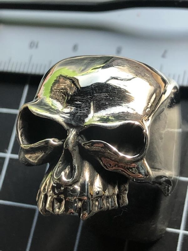 スカル・リング★アゴ無し★★各サイズあり★他では手に入りません拍卖