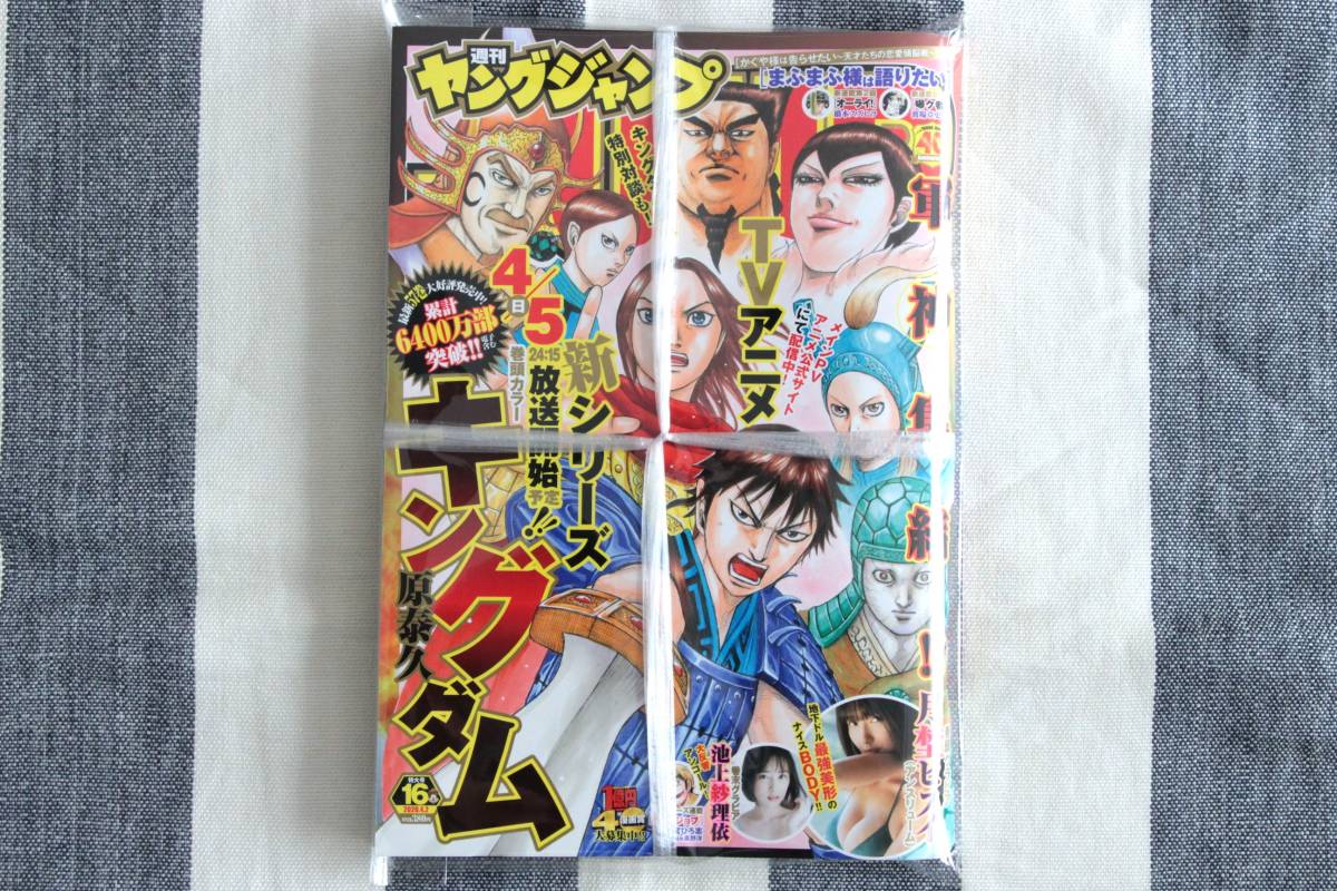 ヤングジャンプ キングダム アンスリューム 月埜ヒスイ 池上紗理依 2020.04.02 no.16/新品 未開封 未読品拍卖