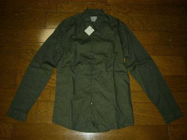 新品 Sapore サポレ ドレス系シャツ M 長袖 上野商会 イタリア製 定価16000円拍卖