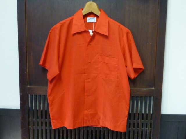 USA古着 70s 80s ボーリングシャツ Hilton デッドストック L 16 赤 レッド アメリカ製 ヒルトン 刺繍 チェーンステッチ拍卖