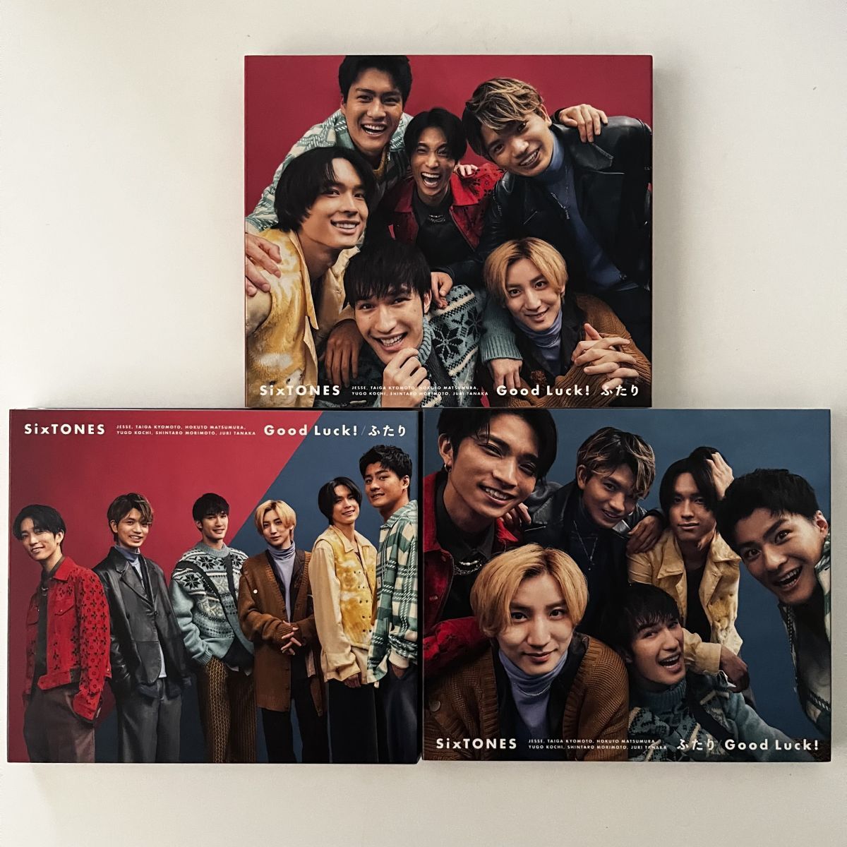 B34140 中古CD SixTONES  Good Luck! /ふたり (初回盤A+初回盤B+通常盤) 3点セット拍卖