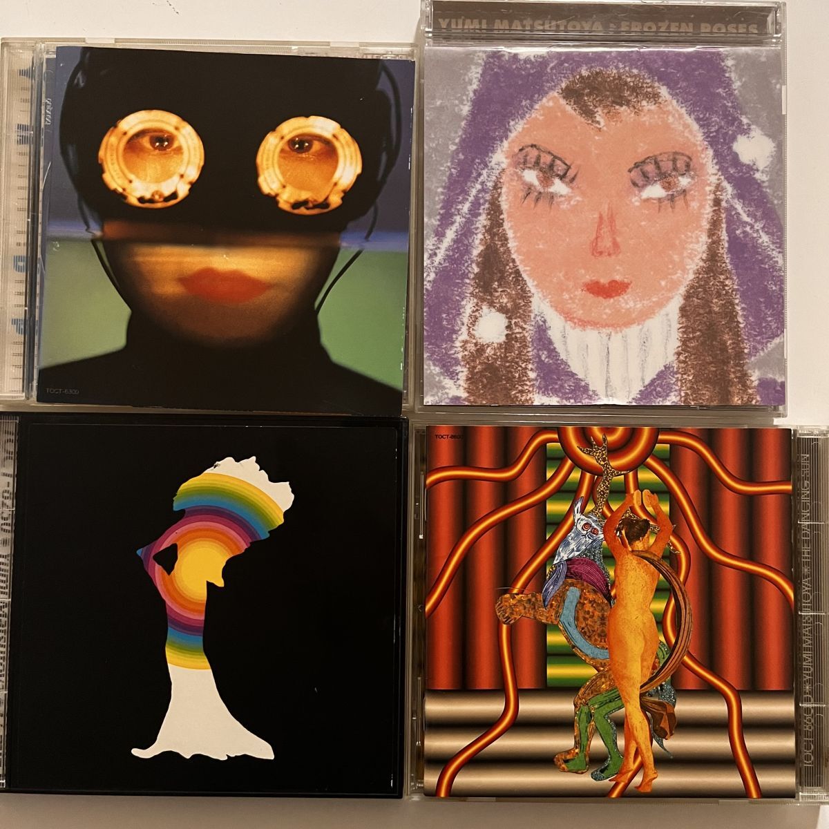 B34346 中古CD 松任谷由実 ドーン パープル、U-MIZ,FROZEN ROSES,ザ・ダンシング・サン 4点セット拍卖
