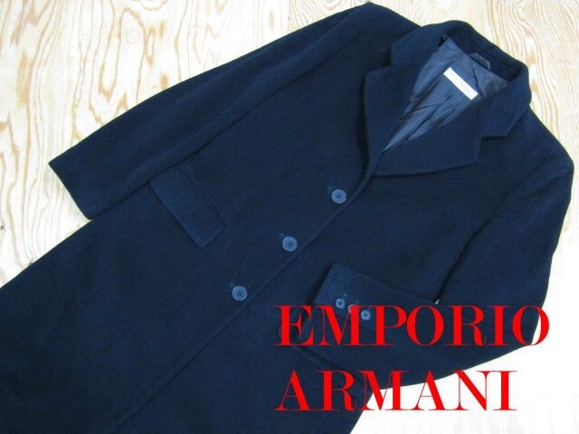 ★エンポリオアルマーニ EMPORIO ARMANI★レディース ウールチェスターコート ブラック★R70427004B拍卖