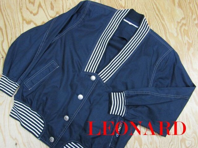 ★レオナール LEONARD★レディース ヴィンテージ デザインコットンジャケット★R70518016B拍卖