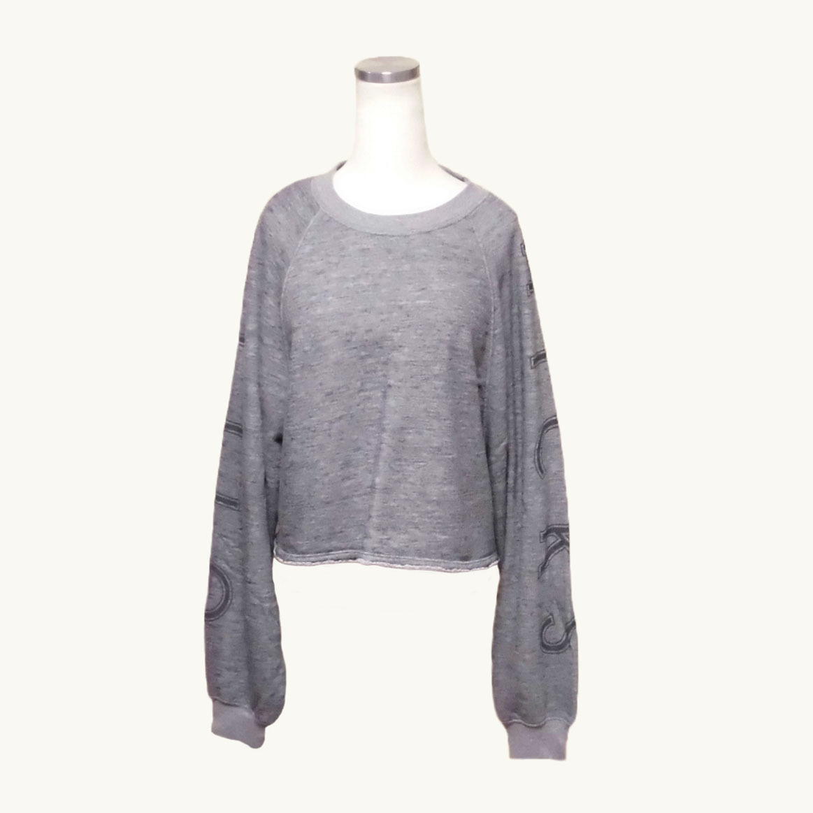 ★SALE★Gilly Hicks/ギリーヒックス★ドルマンスリーブクルースウェット (Heather Grey/S)拍卖