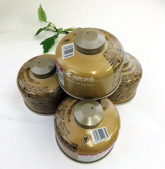 SNOWPEAK スノーピーク GP-110GR ギガパワーガス110プロイソ × 4個セット 冬季 ギガパワーガスカートリッジ ボンベ 冬期用拍卖