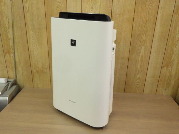 動作保証・SHARP シャープ 加湿空気清浄機 KC-F50-W 高濃度プラズマクラスター ホワイト拍卖