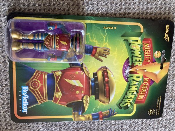 未開封スーパー7リアクション マイティーモーフィンパワーレンジャー怪人アルファ5拍卖