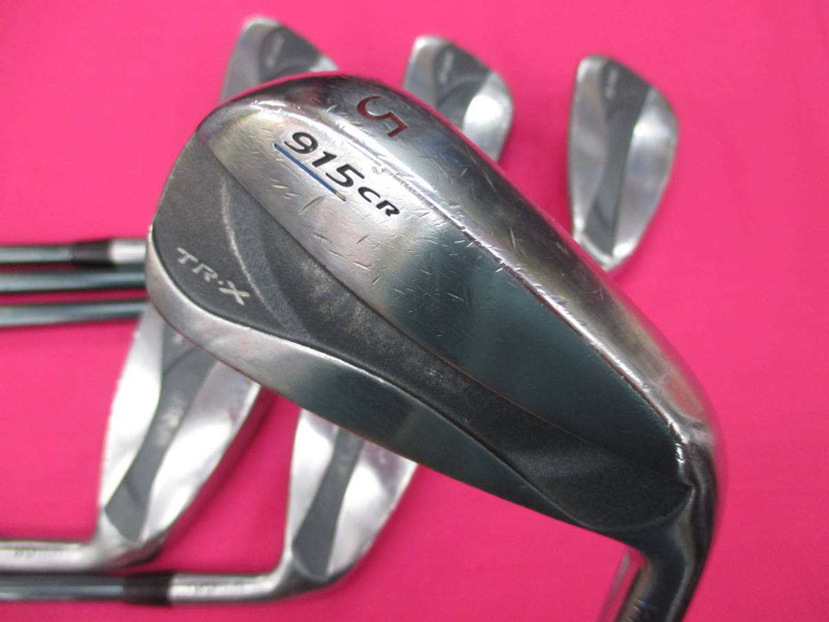 ROMBAX装着 PRGR TR-X 915CR アイアン6本 FLEX R拍卖