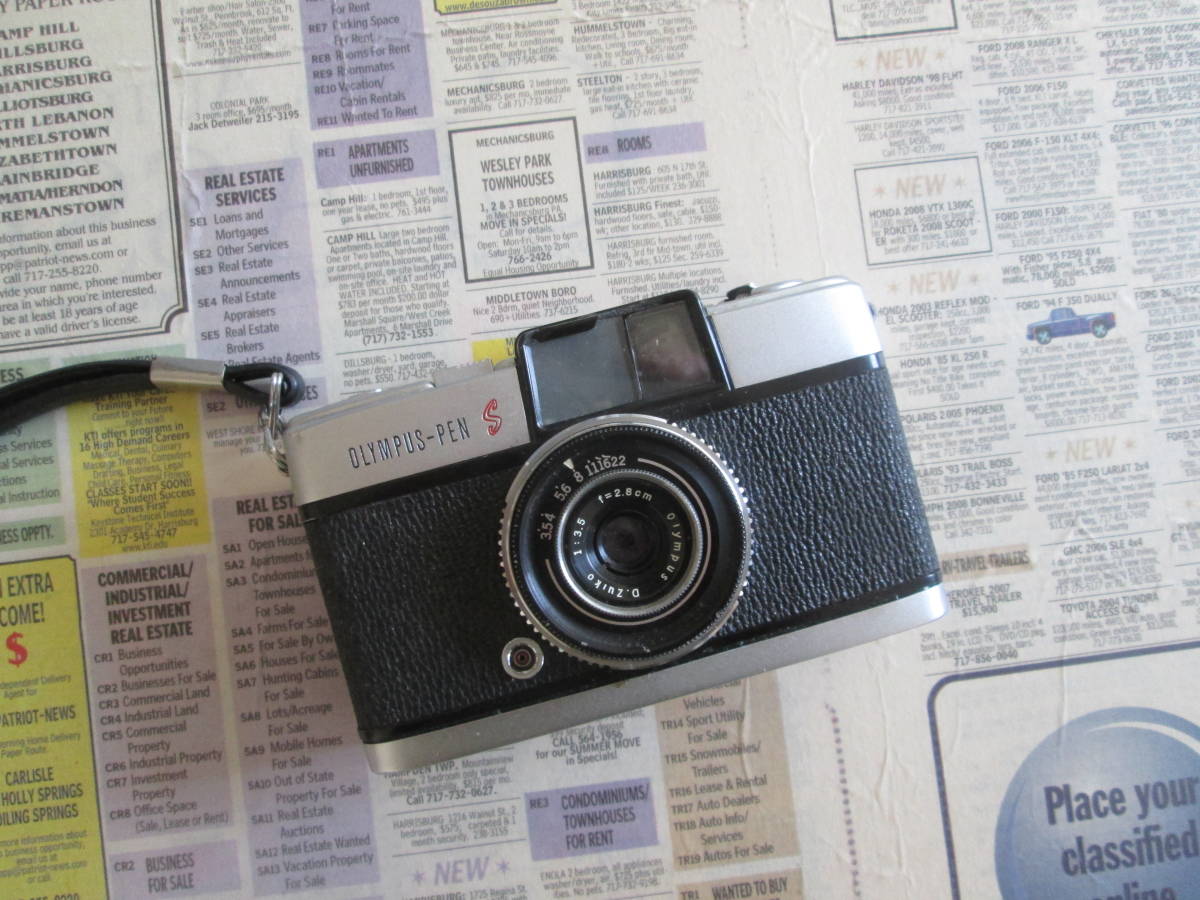 ★ 1960年ビンテージカメラ OLYMPUS-PEN S オリンパス・ペンS フィルムカメラ 美品 ★ 保管品整理 拍卖