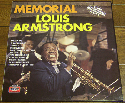 Louis Armstrong - Memorial - LP / 40s,サッチモ,50s,Panama Rag,Black And Blue,Heebie Jeebies,That Lucky Old Sun,Disques Vogue拍卖