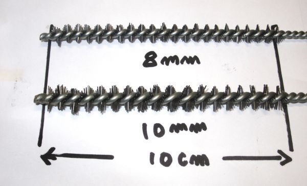 ◆グリップ再利用の必需品!! グリップテープ取り除き用ワイヤーブラシ幅8mmと幅10mmの2本set拍卖