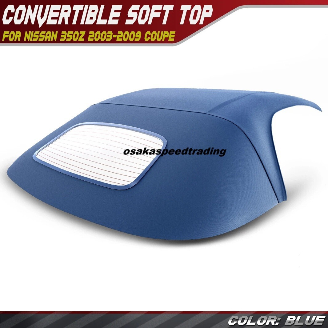 即決! Z33 フェアレディZ ソフトトップ ブルー 熱線付ガラス! ルーフ 幌 ホロ 屋根 350Z 日産 コンバーチブル ロード―スター NISMO拍卖