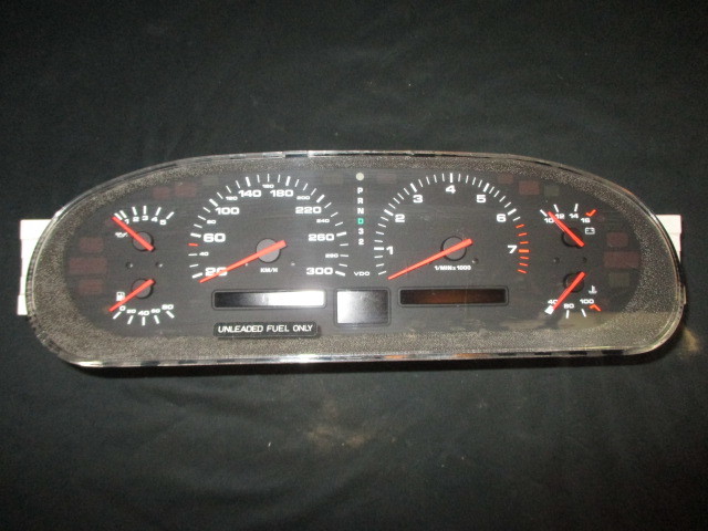 ■ポルシェ 928 S4 メーター 中古 92864116300 VDO 部品取あり インストゥルメント パネル ゲージ クラスター スピード オド タコ ■拍卖