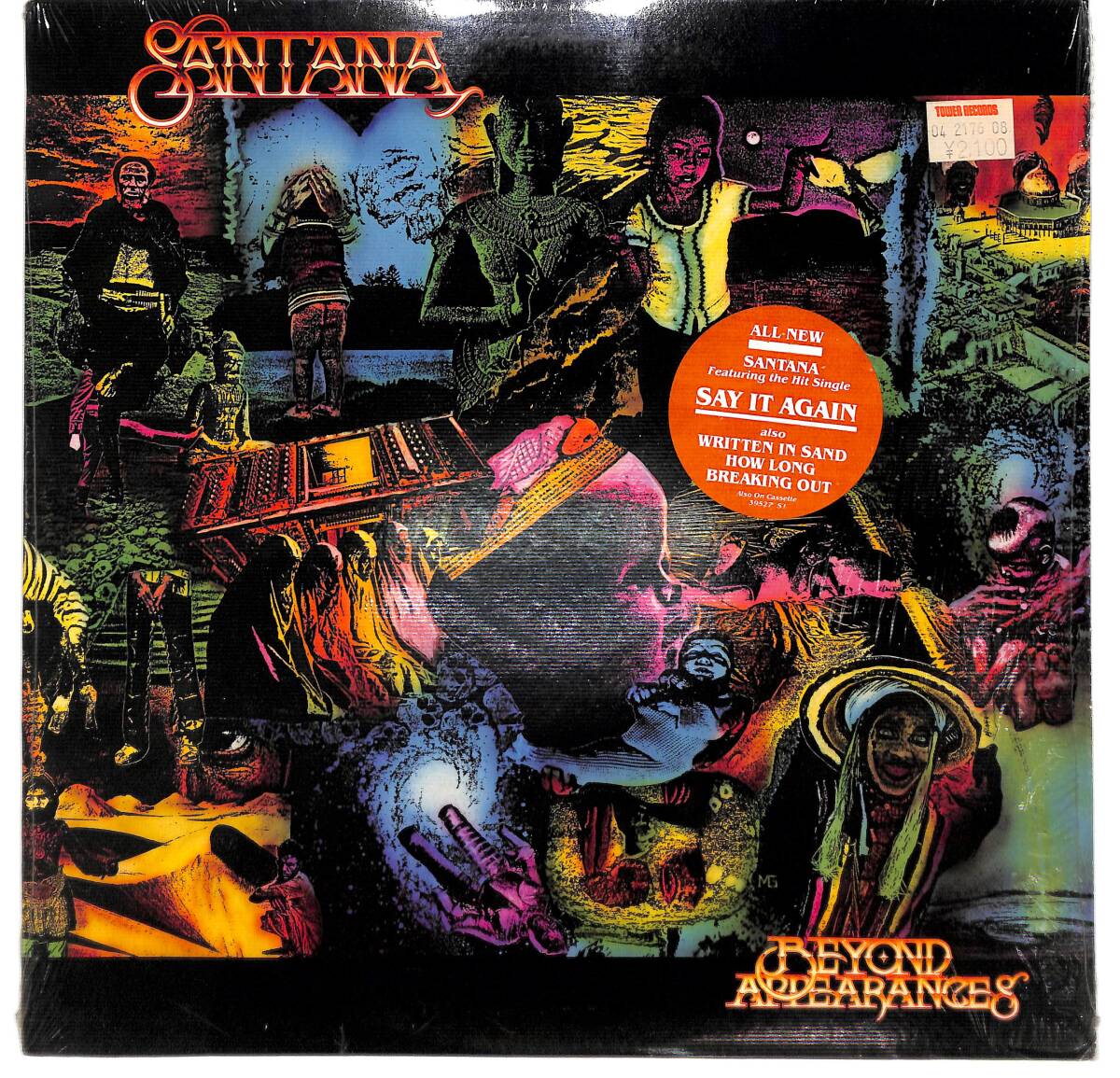 g2030/LP/米/ハイプステッカー付/Santana/Beyond Appearances拍卖