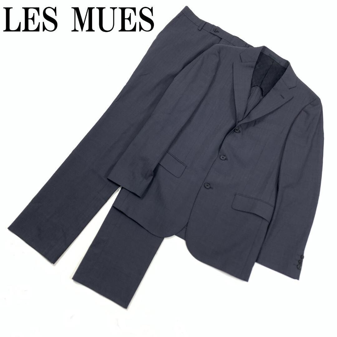 LA6199 レミュー スラックススーツセットアップ グレー LES MUES Y7 カジュアル ビジネス 96-80-180拍卖